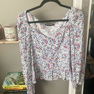 Floral blouse